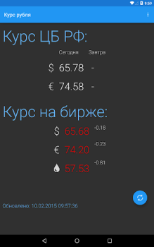 Скачать Курс рубля Финансы для Андроид скриншот 6