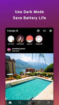 Скачать Friendly For Instagram Социальные для Андроид скриншот 4
