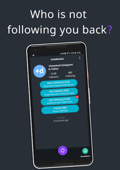 Скачать Unfollowers 4 Instagram Социальные для Андроид скриншот 4