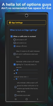 Скачать Always On Edge : LED & AOD Персонализация для Андроид скриншот 3