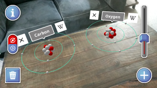 Скачать AR Atom Visualizer for ARCore Образование для Андроид скриншот 2