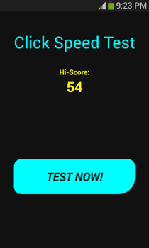 Скачать Click Speed Test Аркады для Андроид