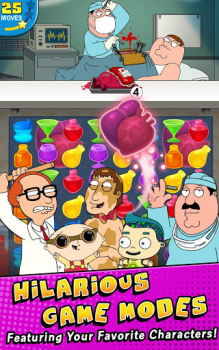 Скачать Family Guy Freakin Mobile Game Головоломки для Андроид скриншот 2