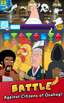 Скачать Family Guy Freakin Mobile Game Головоломки для Андроид скриншот 3