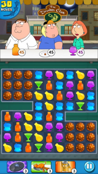Скачать Family Guy Freakin Mobile Game Головоломки для Андроид скриншот 6