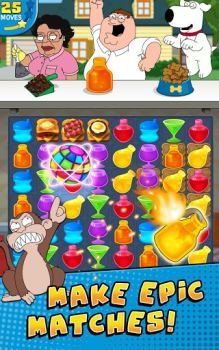 Скачать Family Guy Freakin Mobile Game Головоломки для Андроид скриншот 7