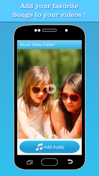 Скачать Music Video Editor Add Audio Видеоплееры и редакторы для Андроид скриншот 2