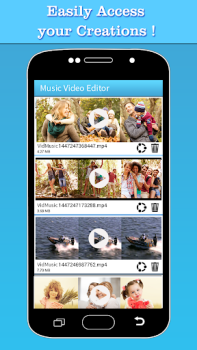 Скачать Music Video Editor Add Audio Видеоплееры и редакторы для Андроид скриншот 5