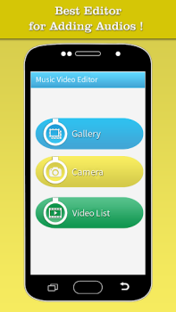 Скачать Music Video Editor Add Audio Видеоплееры и редакторы для Андроид скриншот 6