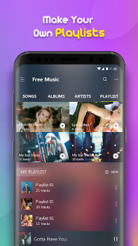 Скачать Музыкальный плеер - MP3-плеер Музыка и аудио для Андроид скриншот 4
