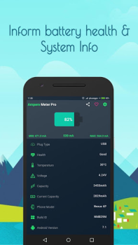 Скачать xAmpere - Battery Charge Info Инструменты для Андроид скриншот 2
