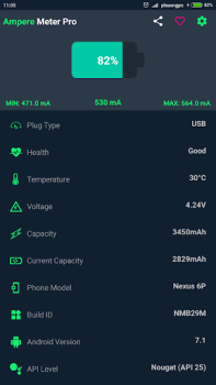 Скачать xAmpere - Battery Charge Info Инструменты для Андроид скриншот 5