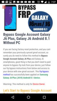 Скачать Bypass FRP Lock Образование для Андроид скриншот 4