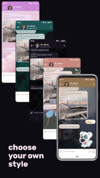 Скачать xvii messenger для vk Социальные для Андроид скриншот 3