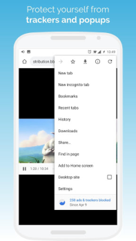 Скачать Kiwi Browser - Fast & Quiet Связь для Андроид скриншот 2