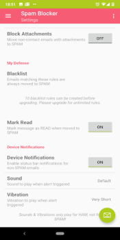 Скачать Email Spam Blocker Работа для Андроид скриншот 5