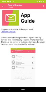Скачать Email Spam Blocker Работа для Андроид скриншот 6