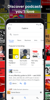 Скачать Google Подкасты Музыка и аудио для Андроид скриншот 2