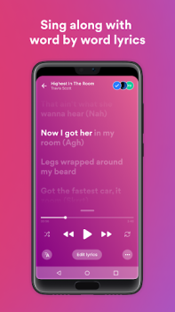 Скачать Musixmatch тексты + плеер Музыка и аудио для Андроид скриншот 4