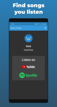 Скачать Music Finder: Song Recognition Музыка и аудио для Андроид скриншот 2