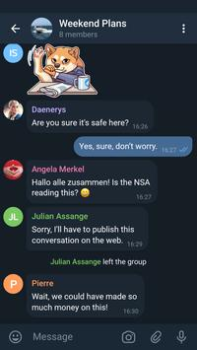 Скачать Telegram X Социальные для Андроид скриншот 2