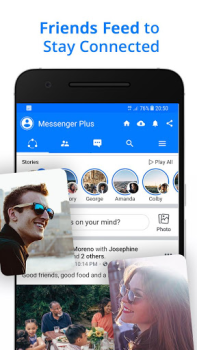 Скачать Messenger Go: Messages & Feed Социальные для Андроид скриншот 3