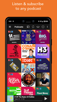 Скачать Podcast & Radio Addict Новости и журналы для Андроид скриншот 3