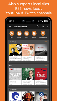 Скачать Podcast & Radio Addict Новости и журналы для Андроид скриншот 7