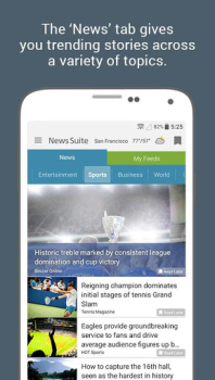 Скачать News Suite by Sony Новости и журналы для Андроид скриншот 2