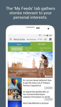 Скачать News Suite by Sony Новости и журналы для Андроид скриншот 3
