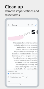 Скачать Adobe Scan: сканер PDF, OCR Бизнес для Андроид скриншот 3