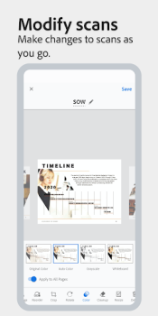 Скачать Adobe Scan: сканер PDF, OCR Бизнес для Андроид скриншот 6