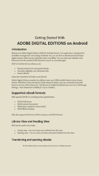 Скачать Adobe Digital Editions Книги и справочники для Андроид скриншот 2