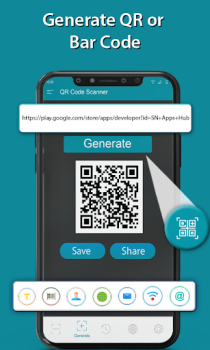 Скачать QR-код сканер и считыватель генератор штрих-кодов Работа для Андроид скриншот 4