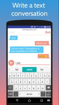 Скачать TextingStory Chat Story Maker Развлечения для Андроид