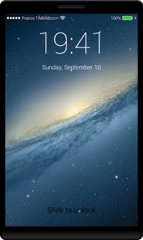 Black Hole Lock Screen
