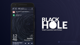 Скачать Black Hole - Lock screen Персонализация для Андроид