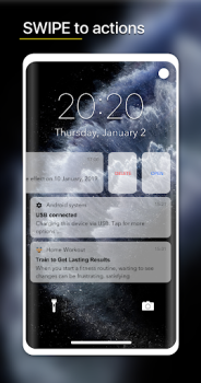 Скачать iNotify - iOS lock and notific Персонализация для Андроид скриншот 3