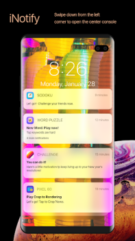 Скачать iNotify & Control Center iOS14 Инструменты для Андроид скриншот 3