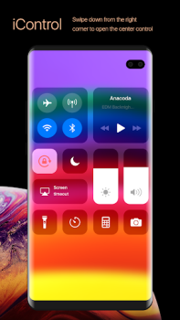 Скачать iNotify & Control Center iOS14 Инструменты для Андроид скриншот 4