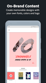 Скачать Adobe Express: Videos & Photos Искусство и дизайн для Андроид скриншот 6