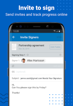 Скачать signNow: Sign & Fill PDF Docs Работа для Андроид скриншот 5