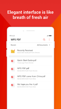 Скачать WPS PDF Работа для Андроид скриншот 3