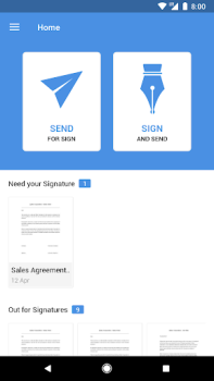 Скачать Zoho Sign - Fill & eSign docs Работа для Андроид скриншот 2