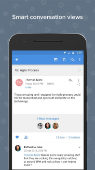 Скачать Zoho Mail - Email and Calendar Работа для Андроид скриншот 3