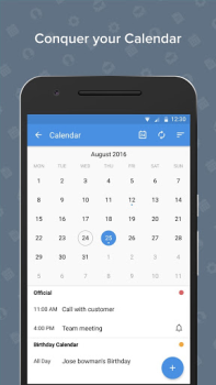 Скачать Zoho Mail - Email and Calendar Работа для Андроид скриншот 5