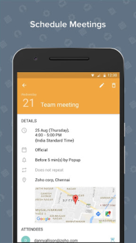Скачать Zoho Mail - Email and Calendar Работа для Андроид скриншот 6