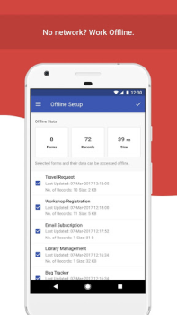 Скачать мобильные формы - Zoho Forms Бизнес для Андроид скриншот 2