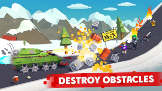 Скачать Zombie Derby: Pixel Survival Гонки для Андроид скриншот 3
