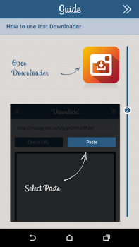 Скачать Downloader for Instagram Видеоплееры и редакторы для Андроид скриншот 2
